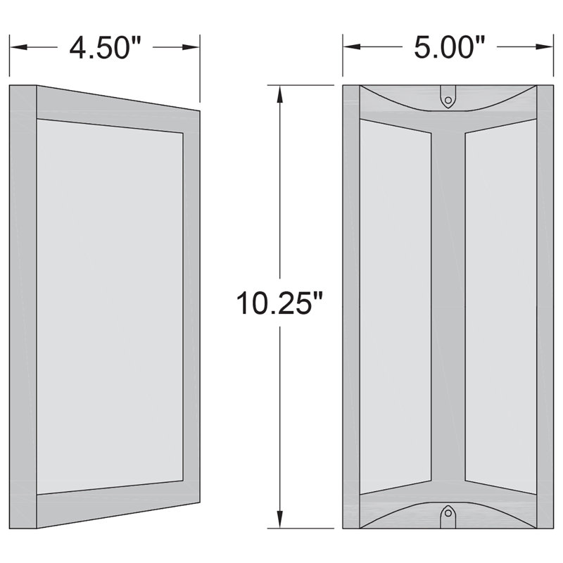 Serigne Steel Outdoor Wall Sconce