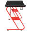 Gaming Ergonomic Desk with Cup Holder and Headphone Hook