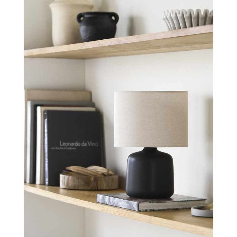 Pramit Table Lamp, Black