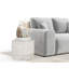 Two-seater square arms loveseat sofa-1391742293