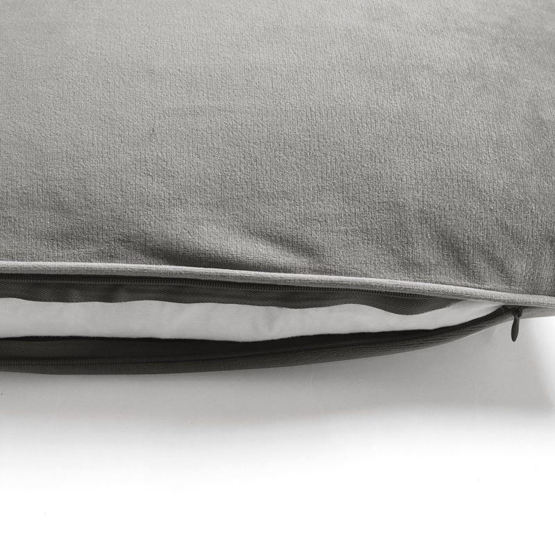 Square Pillow Cover, Dark Gray