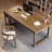 Walnut Rectangular Solid Wood Writing desk-1948909662