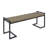Patio Industrial Wood And Metal Bench-306227975