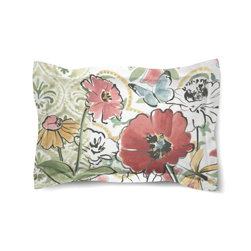 Taie décorative en filigrane Laural Home Garden, Taie décorative format double