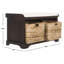 Banc de rangement rembourré à casiers Briananthony-864738078