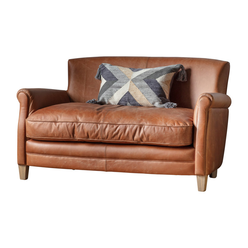Phillipston 2 Seater Top Grain Leather Sofa