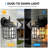 Dusk To Dawn Outdoor Wall Light Fixtures - Sensor Porch Lights, Exterior Wall Sconce, Anti-Rust, Waterproof, Garage & Doorway Lights(Excluding Light Bulbs)