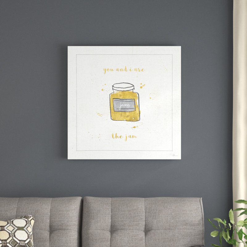 Love Notes XI Cursive 1 Piece Painting on Canvas, 76cm H x 76cm W