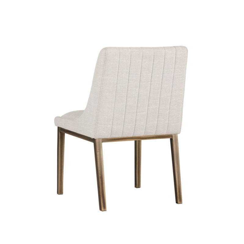 Irongate Upholstered Dining Chair, Beige