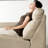 Khaki Genuine Leather Modular Sofa cushion couch