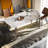 Eniel Rectangular Oval Sintered Stone Kitchen Dining Table With 4 Black Metal Legs-2069695505-2070662529-2069695511