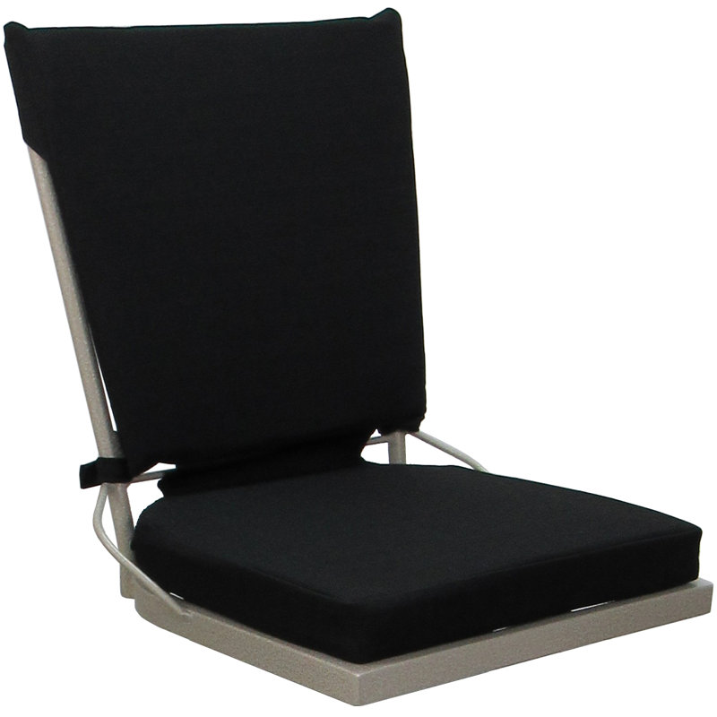 Chaise d'appoint Jerin, Noir / beige