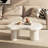 Cloud-Shaped Wooden Cloud Coffee Table for Living Room – 39" & 49" Modern Free-Form Design with 3 Legs and Soft-Matte, Subtle-Sheen Tabletop-1314804944-1314804953
