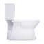 TOTO Glaston 1G Two-Piece Elongated 1.0 GPF Universal Height Toilet with Right-Hand Trip Lever and CEFIONTECT, Cotton White - CST472CUFRG#01-1588230566