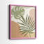 Impression encadrée Mid-Century Palm I-Premium - prête à être accrochée - aucun clou requis - aucun clou requis-509889227-509889226