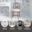 Tabouret de coiffeuse en acier Lonan-388508465