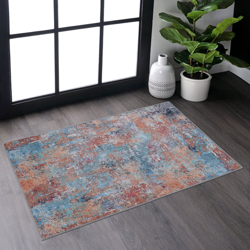 Tapis de couloir lavable, Rectangle 3 pi x 2 pi