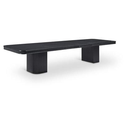 Gascon 112" - 160" Solid Wood And Oak Veneer Dining Table