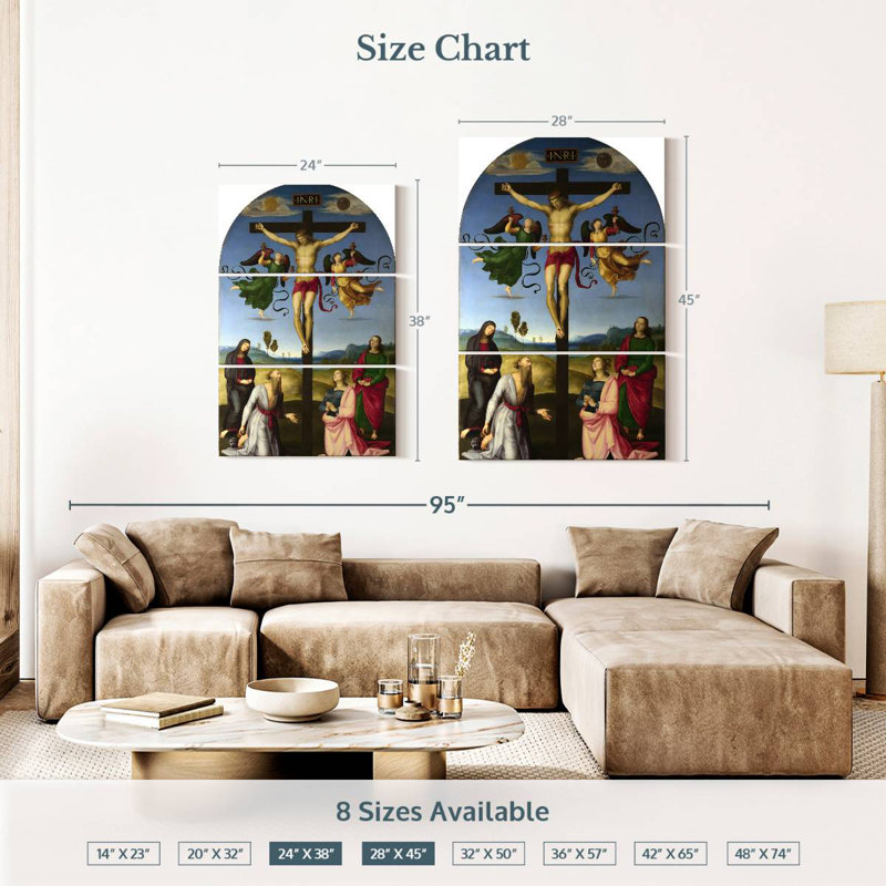 Leisha The Mond Crucifixion, 38" H x 24" W
