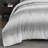 Comforter Set Queen, Striped Yarn-Dyed Te...