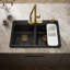 Riverby® 33" Top-Mount Double-Bowl Workstation Kitchen Sink-1780652429