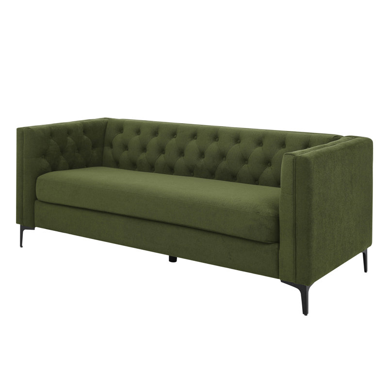 Canapé Devonaire, Mélange de polyester vert foncé