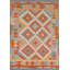Tapis réversible en laine South Western Kilim 5 x 7