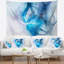 Blue Nebula Star - Tapisserie murale abstraite-28503933