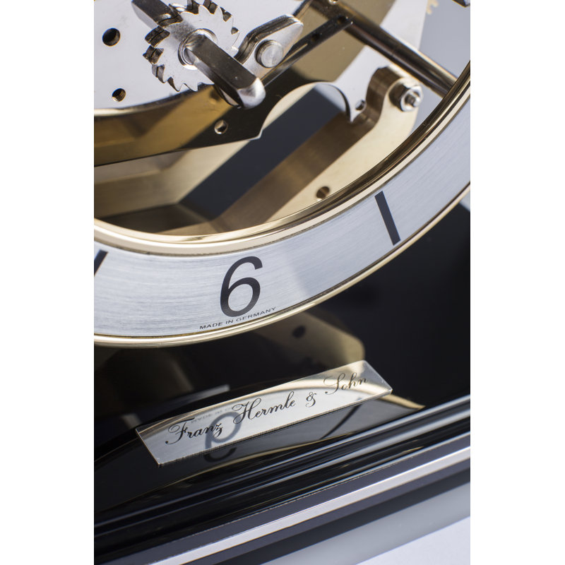 Clarke Mechanical Clock, Black
