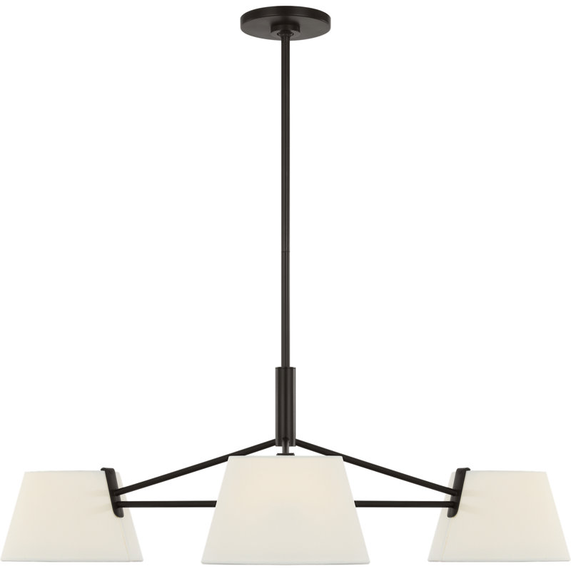 Raquelle Richard June Transitional Hale Chandelier, 36, Aged Iron