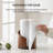 Wooden Paper Towel Holder with Top Load Space Design for Kitchen and Table Decor, Anti Skid Base, Eco Friendly Mango Wood & Metal Rod - Walnut / Black-665833113-665833089