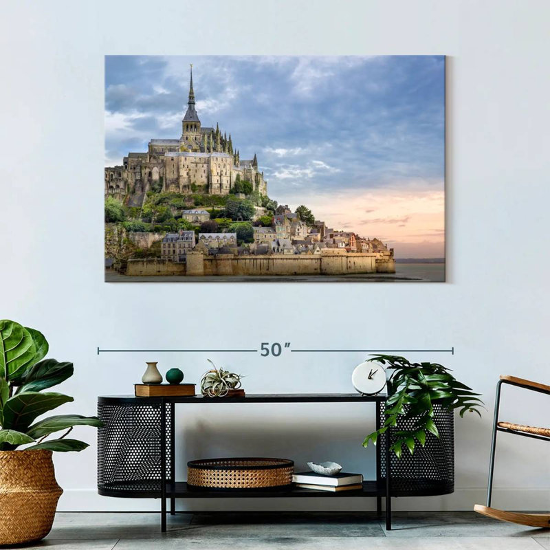 Adella - Mont Saint-Michel historique, H 32 po x l 48 po