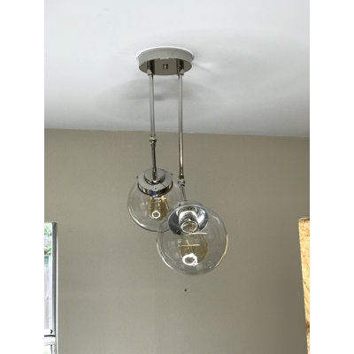 Onna Glass Semi Flush Mount