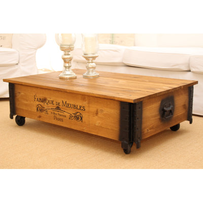 Andrea Solid Wood Coffee Table