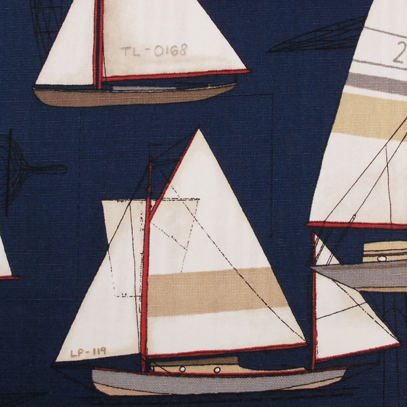 Oceanview Cotton Blend Fabric, Regatta
