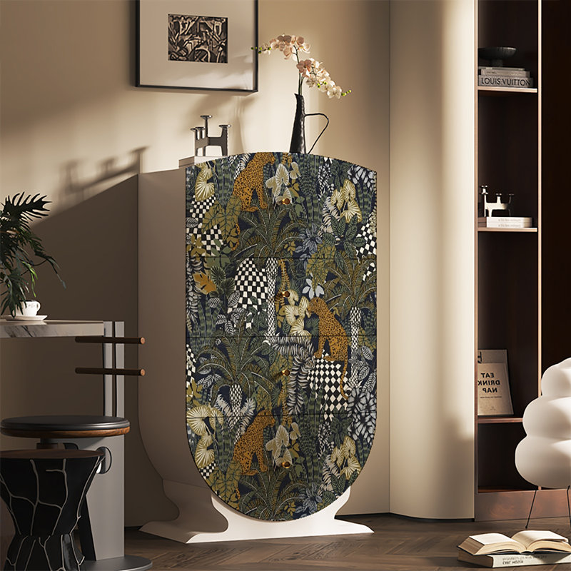 Armoire de décoration légère haut de gamme, Blanc