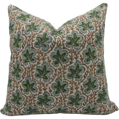 Hand Block Pirnt Pillow Cover Linen Hand Blocl Pirnt From Decorative Cushion Cover Block Print Couch Cushion Cover ( Pushp Samhita )