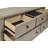 Aceves 7-Drawer Solid Wood Dresser, Pewter