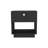 Single Drawer Nightstand With Open Lower Shelf