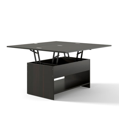 Table basse à plateau relevable avec rangement pour le salon Agnes