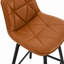 Tabouret de comptoir pivotant 26 po avec siège en similicuir-1962001918