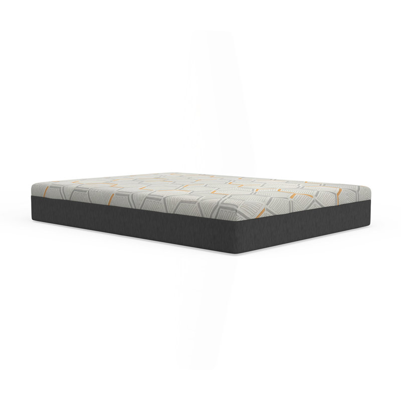 Copper Gel Cooling Memory Foam Mattress With Edge Support And Air Ridge Foam, 12", Split California King