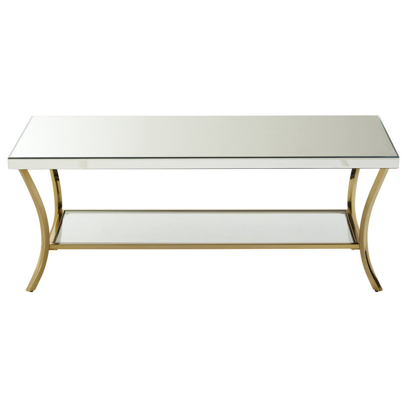 Bremond Four Leg Coffee Table, Clear