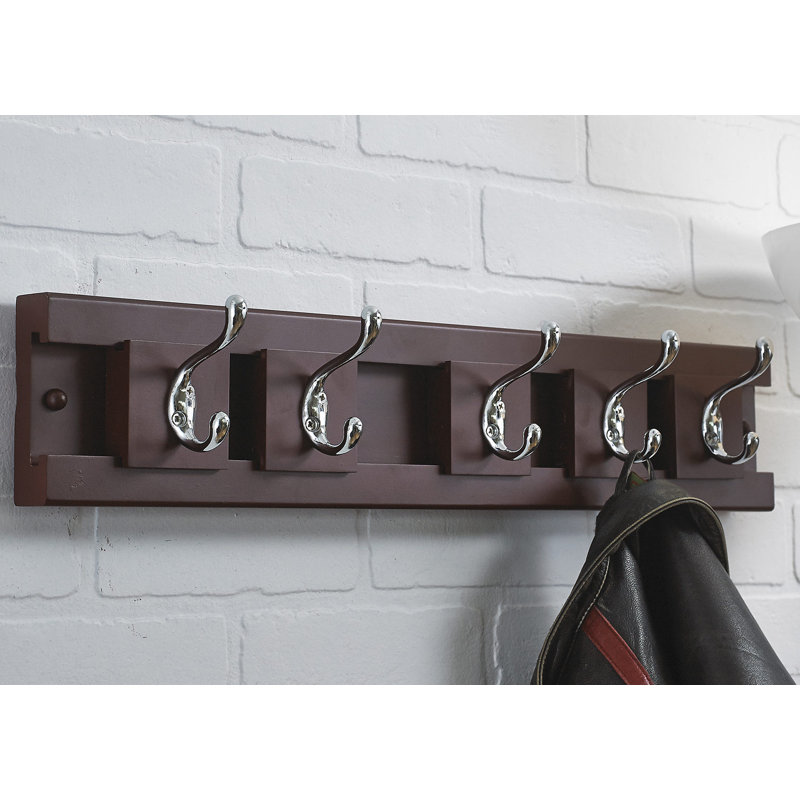 5 - Hook Wall Mounted Coat Rack