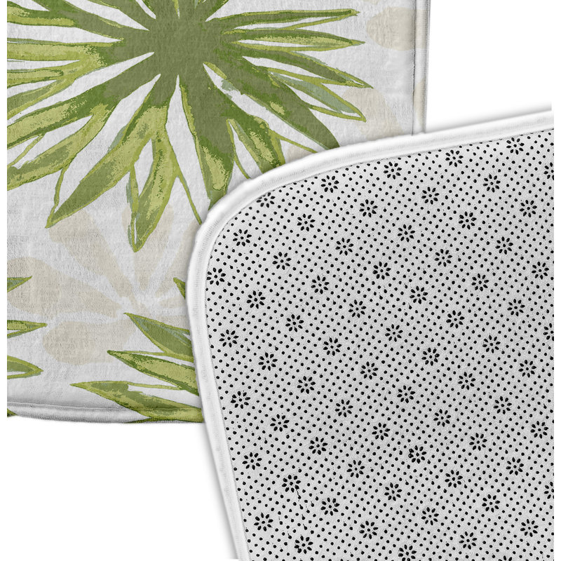 Tapis de bain Higgins, H 18 po x L 30 po, Vert