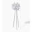 Luxury Clear Petal Tripod Floor Light Decor