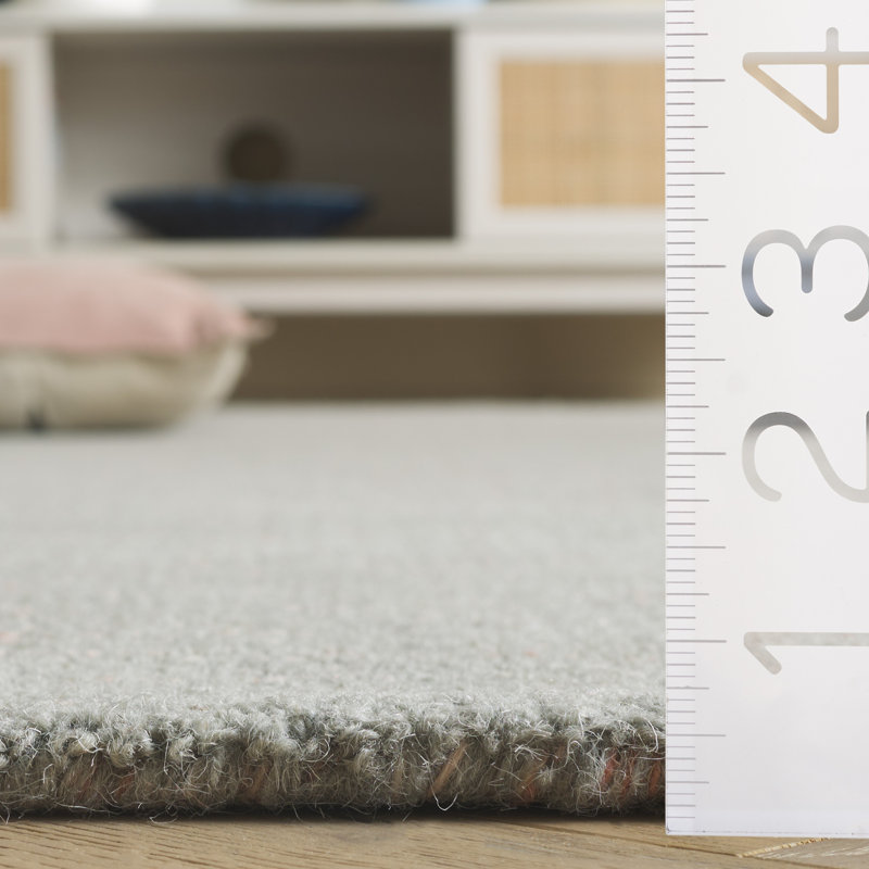 Laine abstraite touffetée à la main; Tapis d'intérieur en coton, Tapis de couloir 2 pi 3 po x 8 pi