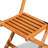 3-Piece Eucalyptus Bistro Set, Square, Natural Oil