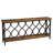 Industrial Elegance 2-Tier Plant Stand, Entryway Table, Console Table, Sofa Table With Rustic Brown Wood And Black Metal