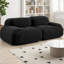 Canapé modulaire 2 places 82 po, causeuse en velours côtelé avec accoudoirs incurvés, assise antidérapante, mousse haute résilience, combinaison libre pour le salon, la chambre à coucher-711857025